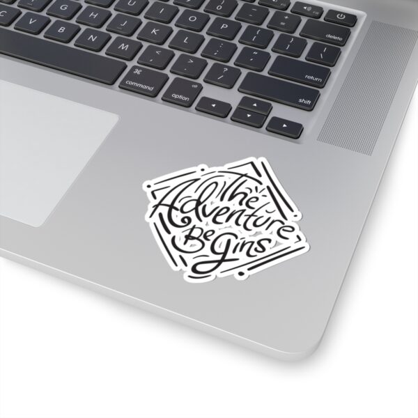 Adventure Begins Kiss-Cut Stickers | Inspirational Stickers for Journals, Laptops, Scrapbooking, Gifts, Travel - Image 2