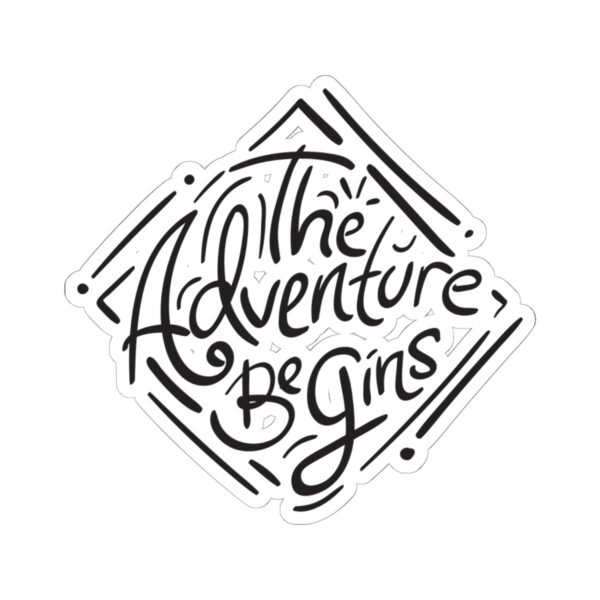 Adventure Begins Kiss-Cut Stickers | Inspirational Stickers for Journals, Laptops, Scrapbooking, Gifts, Travel - Image 7